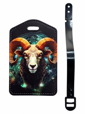 Zodiac travel tag, ideal for your travel suitcase or a beautiful gift.